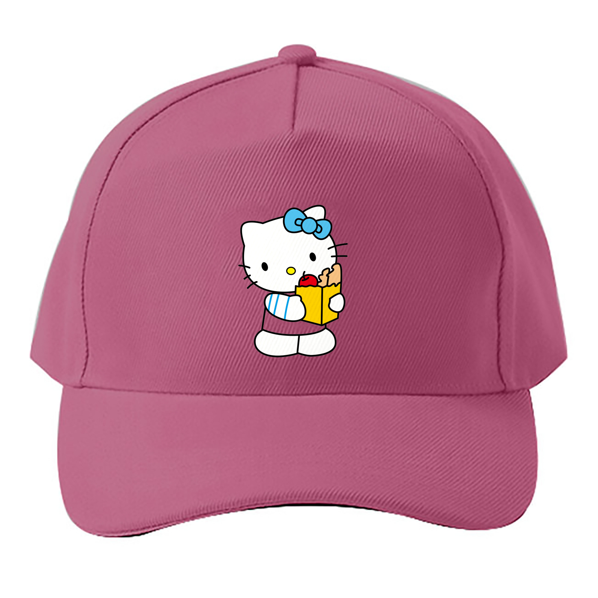 （画像用） Hello Kitty ハローキティ ベースボールキャップ 綿100％ 男女兼用 帽子 スポーツ